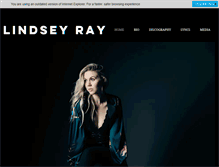 Tablet Screenshot of lindseyray.com